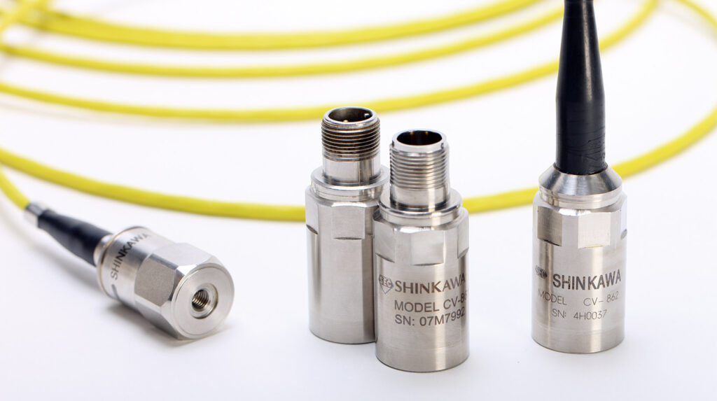 Shinkawa Serie CV CA Transductores de velocidad piezoeléctricos